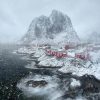 Tél a Lofoten-szigeteken