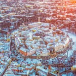 Tallinn belvárosa télen